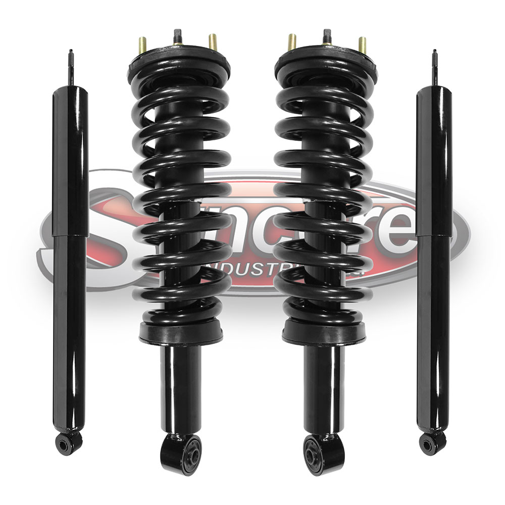 Complete Loaded Strut Shock Absorber Kit Front & Rear 4pc Kit for Toyota Tundra 