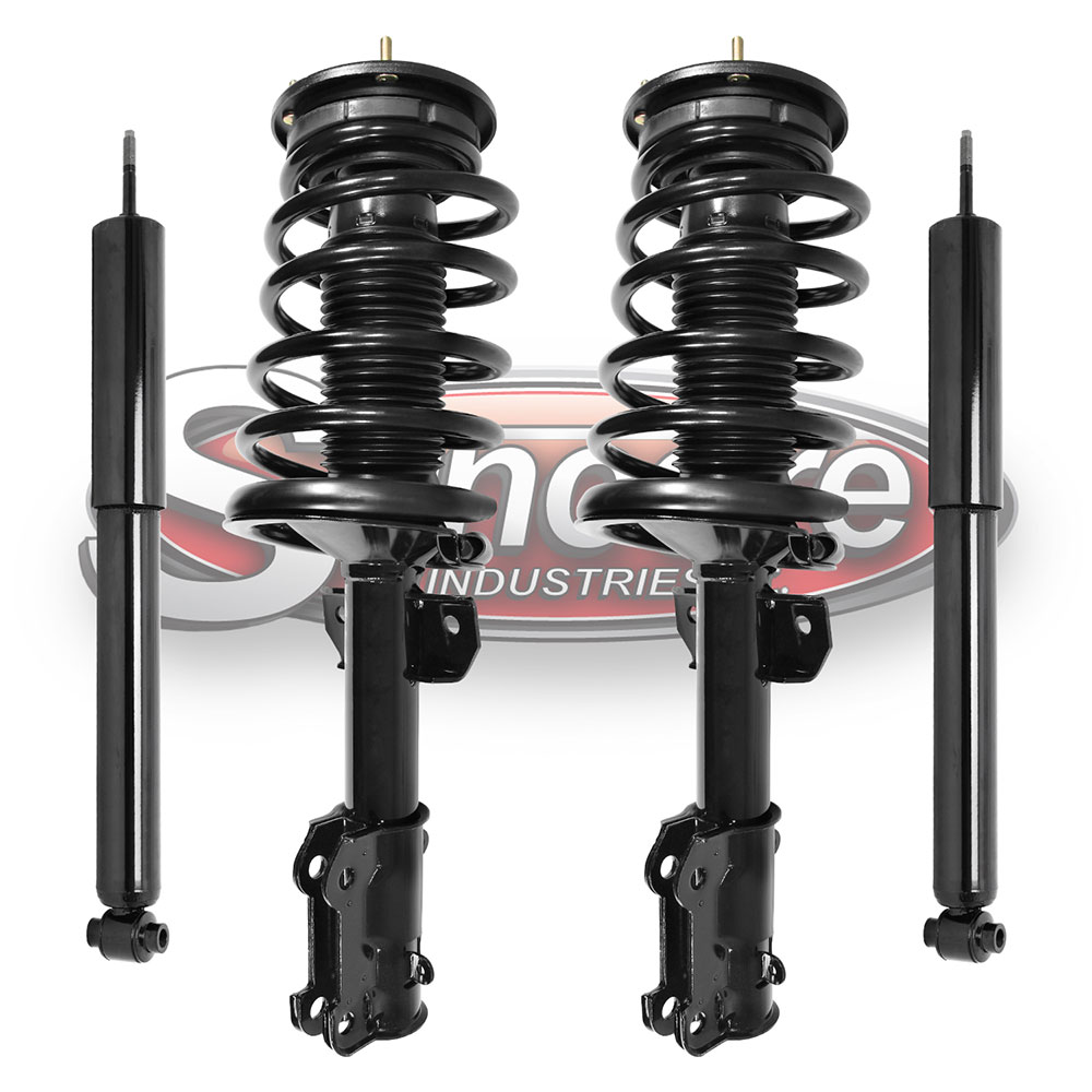 2 Rear Shock Absorbers For 2005-2010 Ford Mustang 2 Front Complete Struts