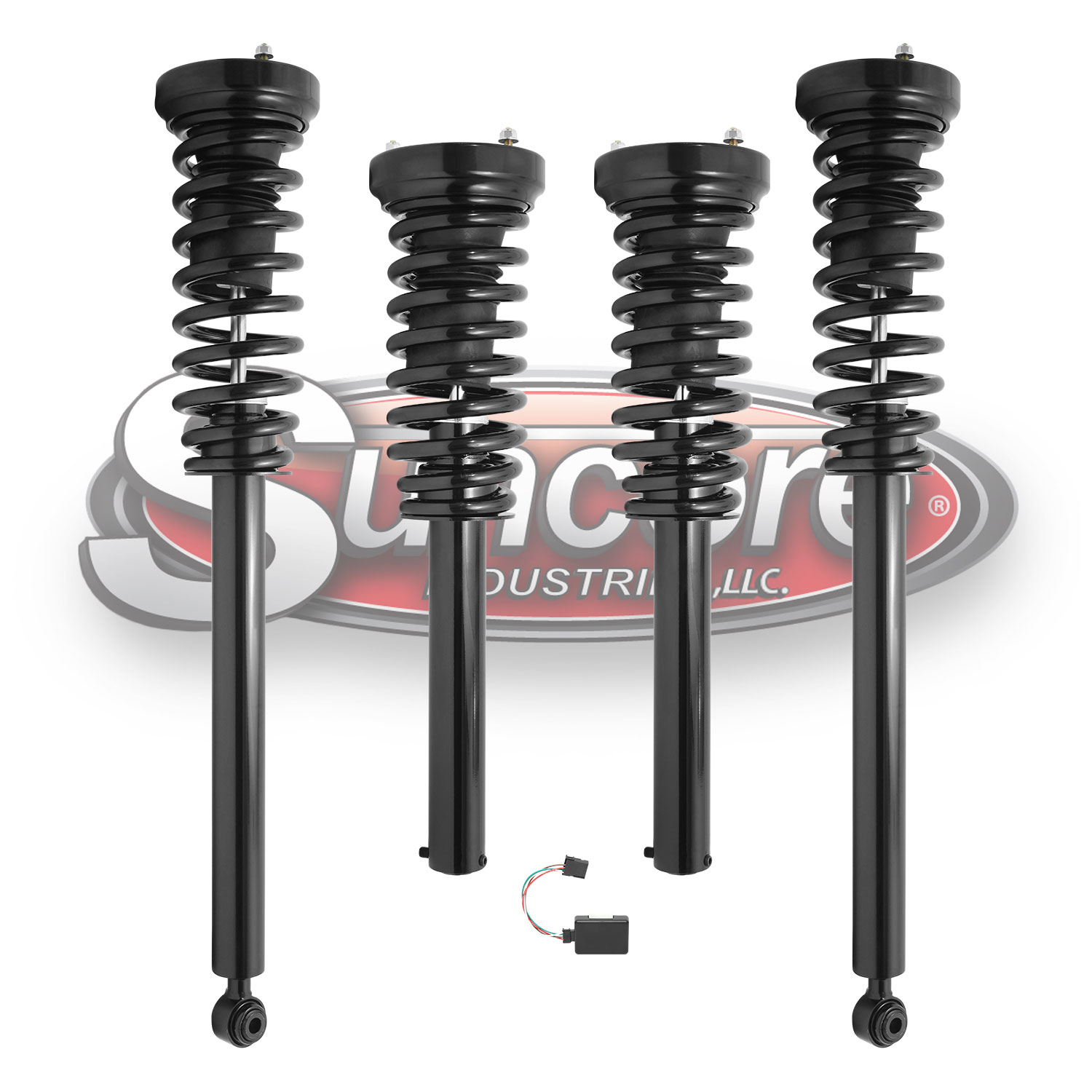 Airmatic Suspension to Complete Struts & Coil Springs Conversion Kit with Bypass Module for Mercedes S-Class W221