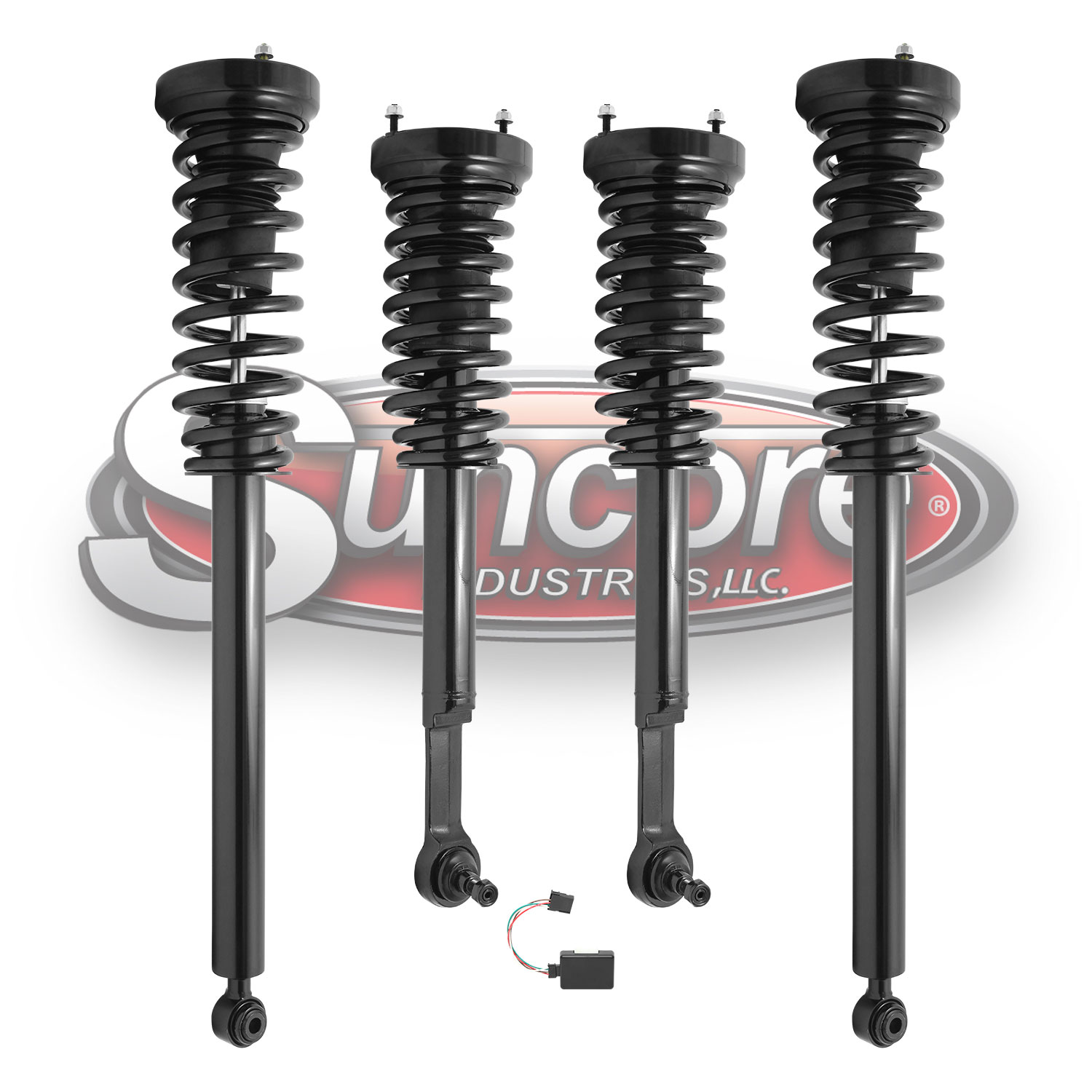 Suncore Rear Air To Coil Spring Suspension Conversion Kit For 2007-2011 Mercedes CLS550 W219 – Includes Springs & Hardware