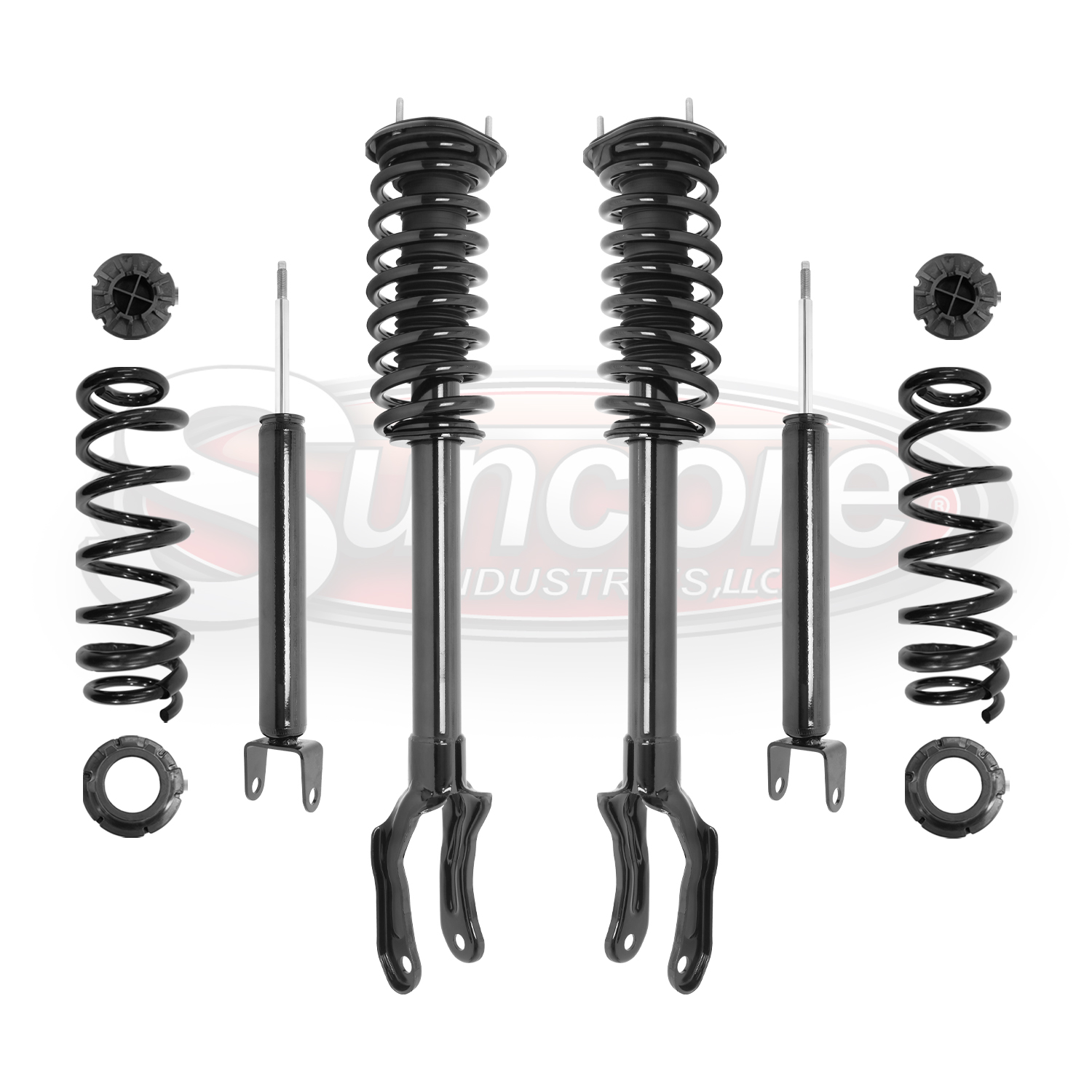 2011-2015 Jeep Grand Cherokee WK2 Air to Coil Spring Suspension Conversion Kit
