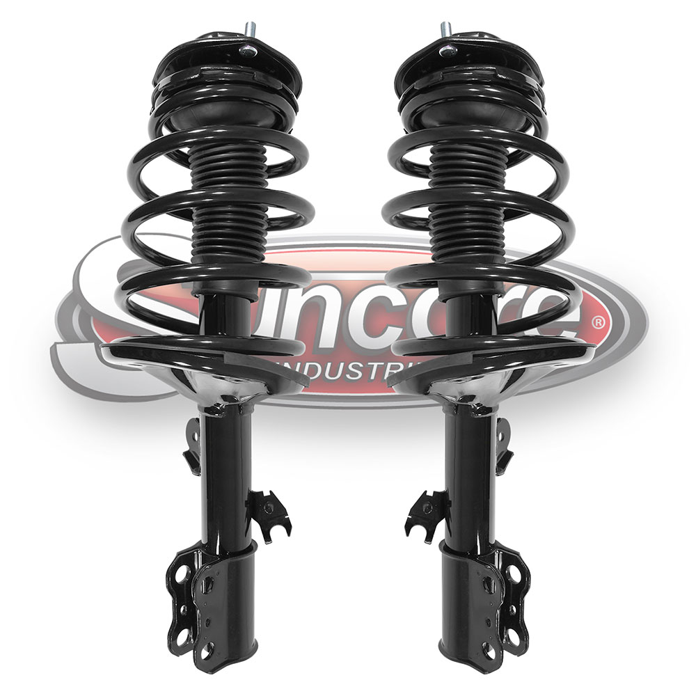 Front Quick Complete Struts Assembly with Coil Springs Replacement for 1998-2003 Toyota Sienna FWD Pair 