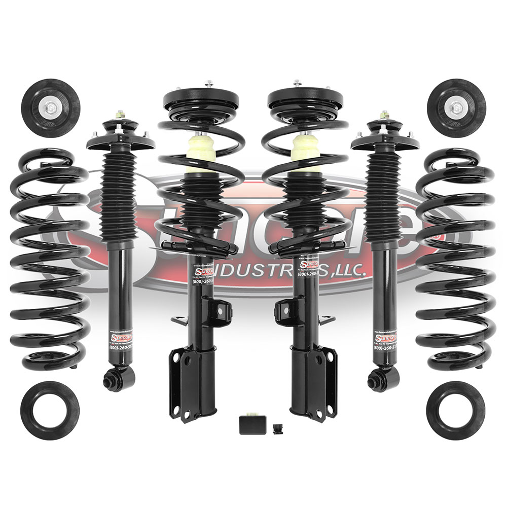 Front & Rear Air to Struts & Coil Spring Suspension Conversion Kit - 2000-2006 BMW X5 E53